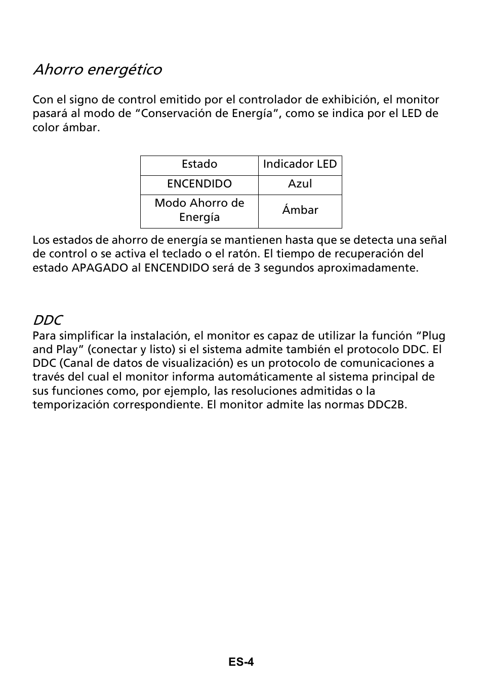 Ahorro Energetico Acer S271hl Manual Del Usuario Pagina 14 28 Original