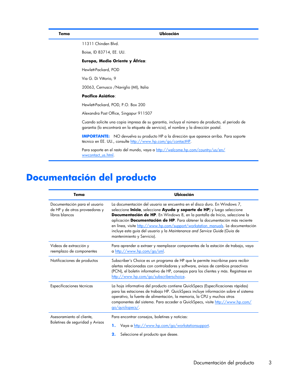 Documentacion Del Producto Documentacion Del Producto 3 Hp Estacion De Trabajo Hp Z1 G2 Manual Del Usuario Pagina 11 68 Original