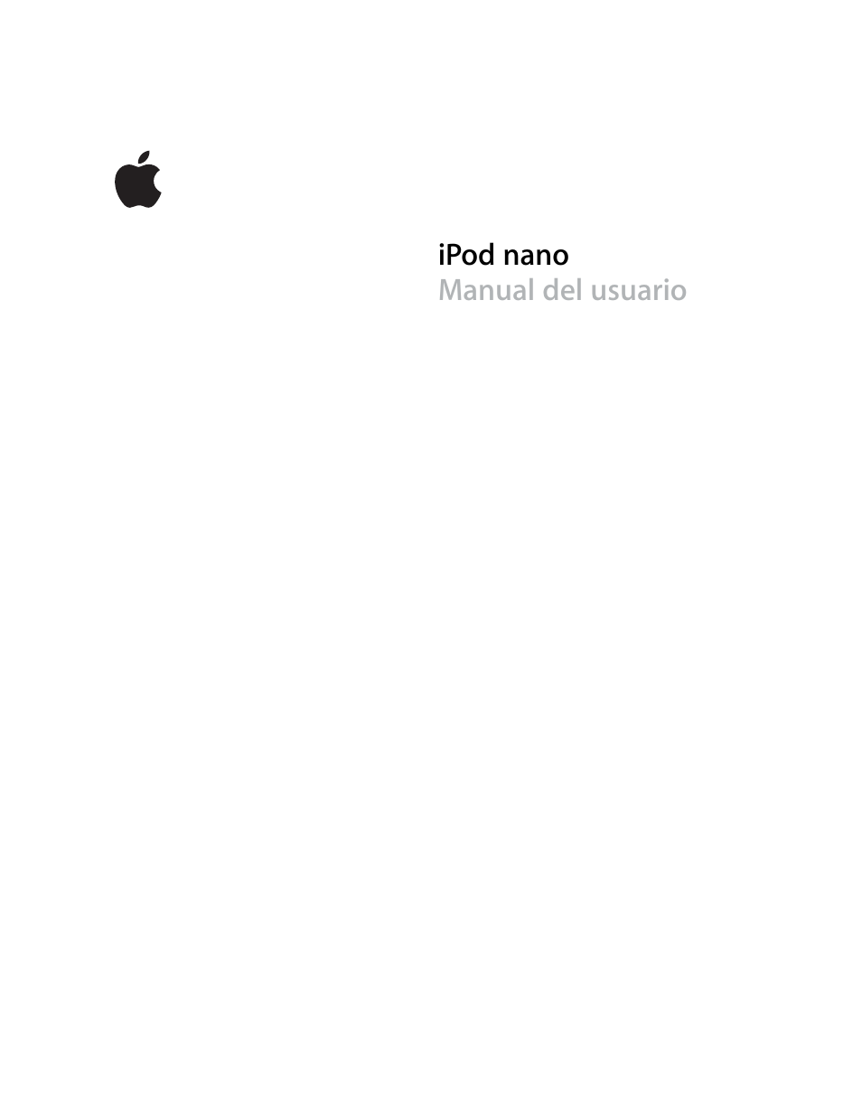 Apple iPod nano (5th generation) Manual del usuario | Páginas: 114