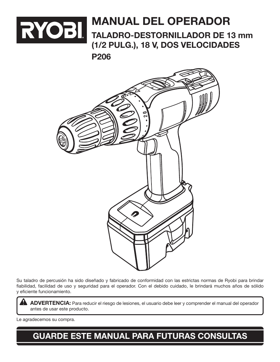 P206 ryobi online